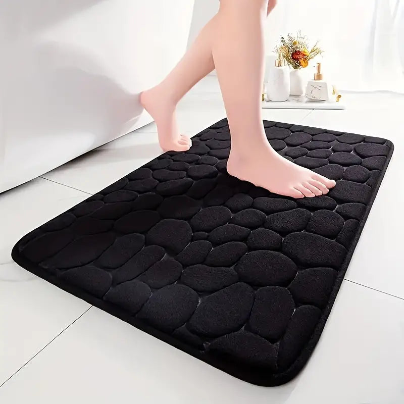 Halkfri badmatta – Låg pile, hög absorption