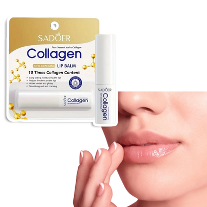 Kollagen Läppbalsam – Återfuktar, Mjukgör & Ger Glans
