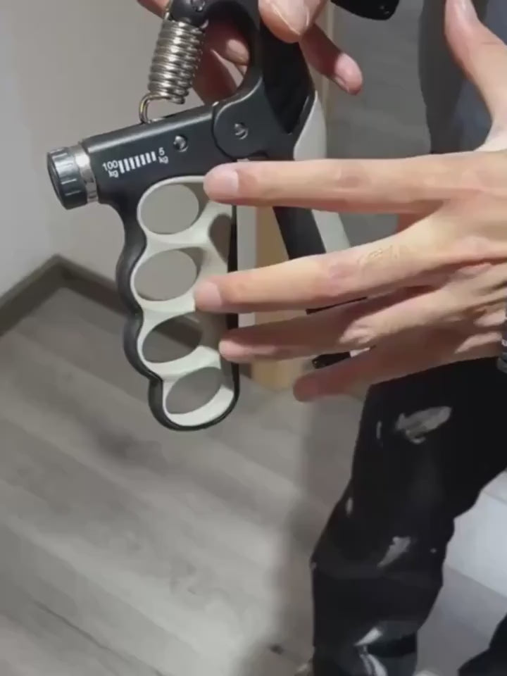 Instruktionsvideo för justerbar handtränare med räknare.