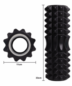 Foam roller svart 3 1