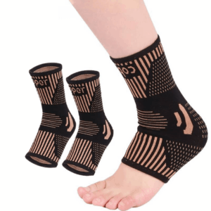 Fotledsstod med kompression