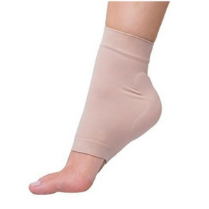Stödstrumpa för hälsporre med gelkudde som avlastar hälen