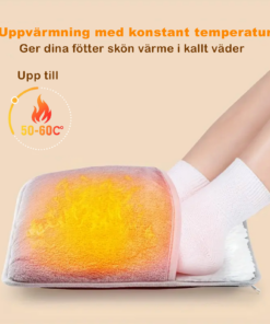 USB-driven fotvärmare som ger konstant och skön värme vid kalla fötter