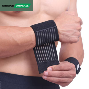 Handledsstöd för träning med justerbar kompressionslinda