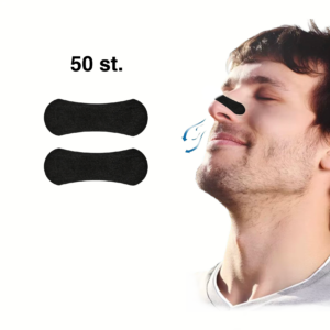 Näsremsor som öppnar näsan och minskar snarkning vid sömn