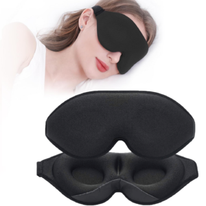 Sovmask för total mörkläggning som blockerar ljus helt