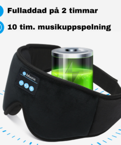 sovmask med horlurar bluetooth 3