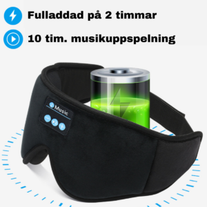 sovmask med horlurar bluetooth 3